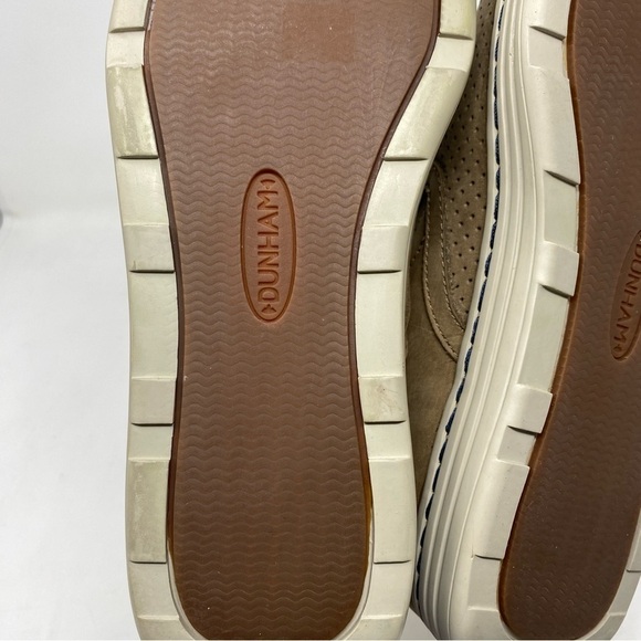 Dunham Craig Dun Taupe Nubuck Slip on Loafer - Picture 6 of 8